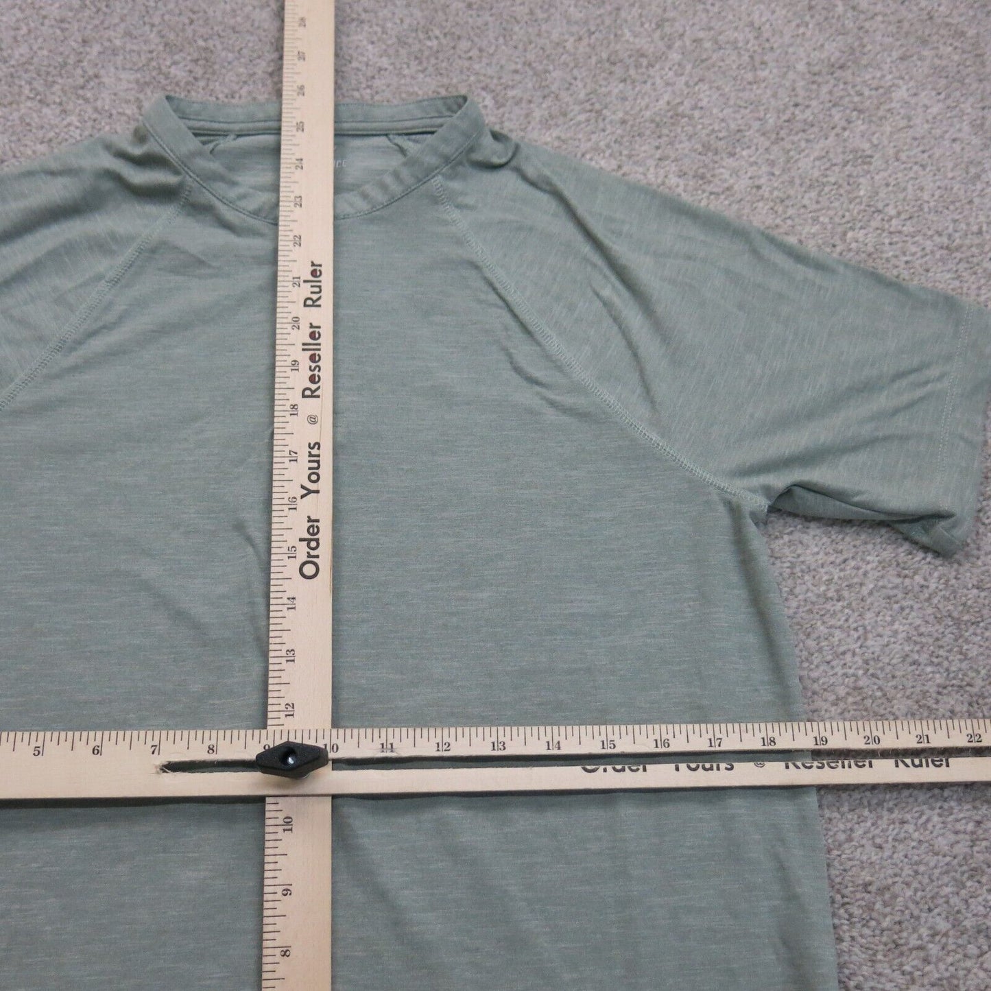 J. Crew Mens Performance T Shirt Short Sleeves Henley Neck Clay Gray Size Small