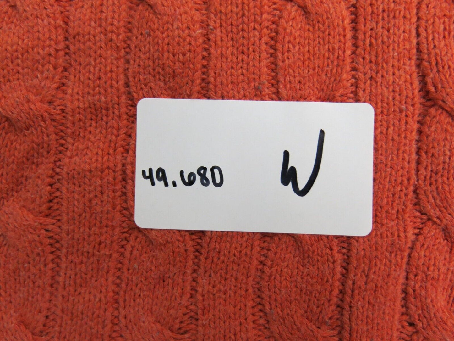 American Eagle Women Pullover Sweater Round Neck Long Sleeves Orange Size Medium