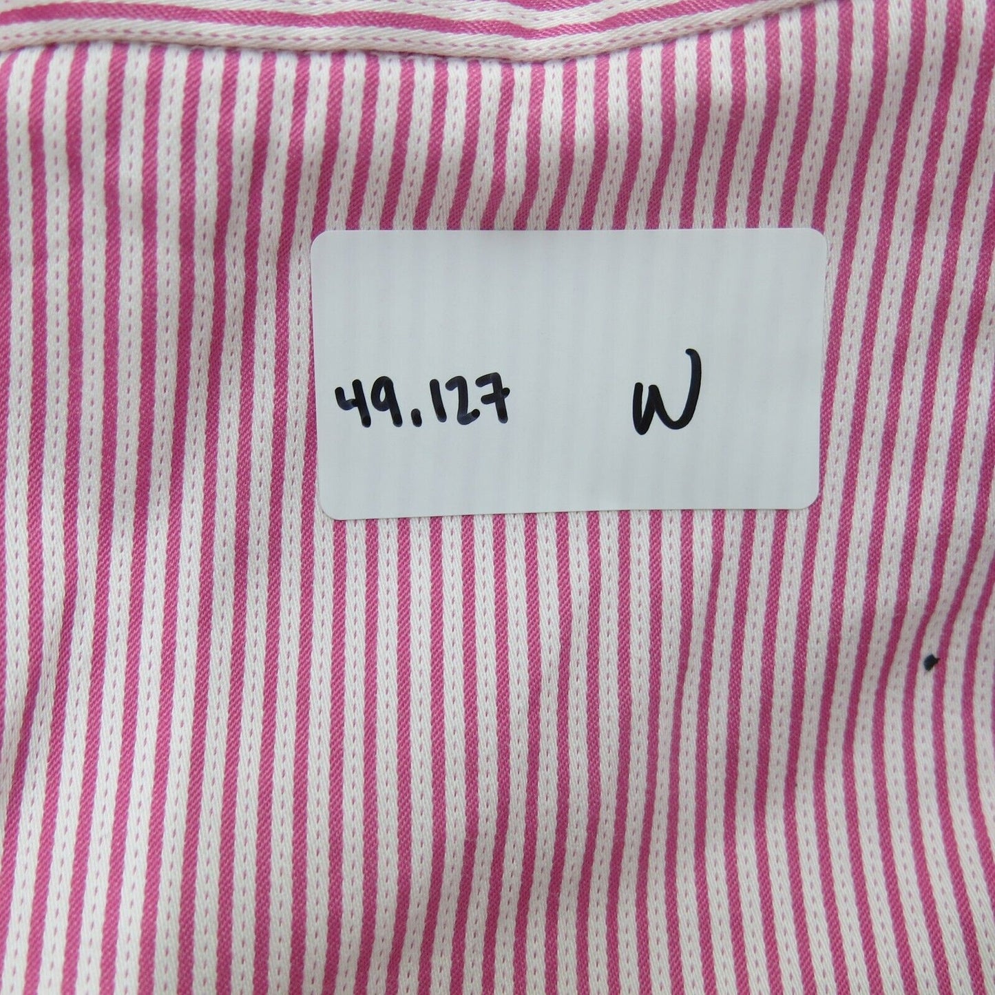 Talbots Womens Pant Cropped Mid Rise Heritage Striped Pink White Size 14