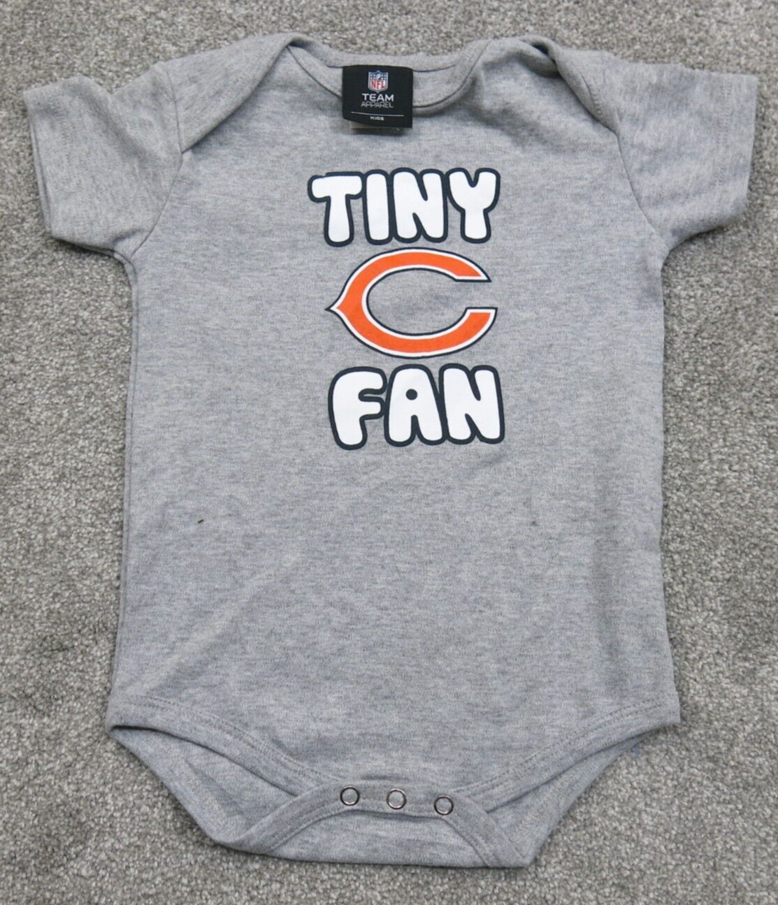 NFL Team Apparel Toddler Baby Suit kids Boys Size 2 Years Gray One Piece Suit