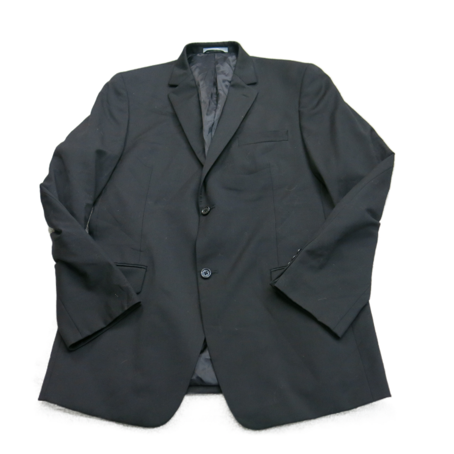 Michael Kors Mens Blazer Coat Single Breasted 100% Wool Long Sleeve Black SZ 42R