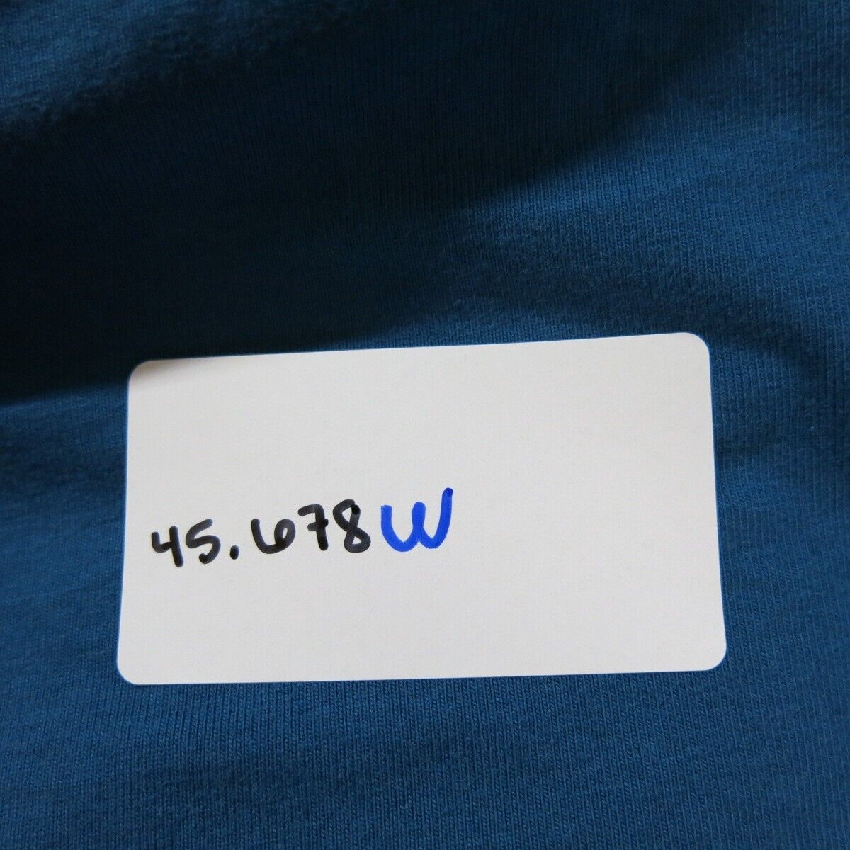 Lands End Womens Activewear T Shirt Crew Neck Short Sleeve Logo Blue Size Small