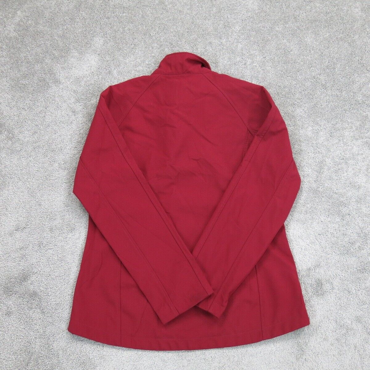 NFL Team Apparel Womens Jacket Full Zip Up Long Sleeve Mock Neck Red Size Medium