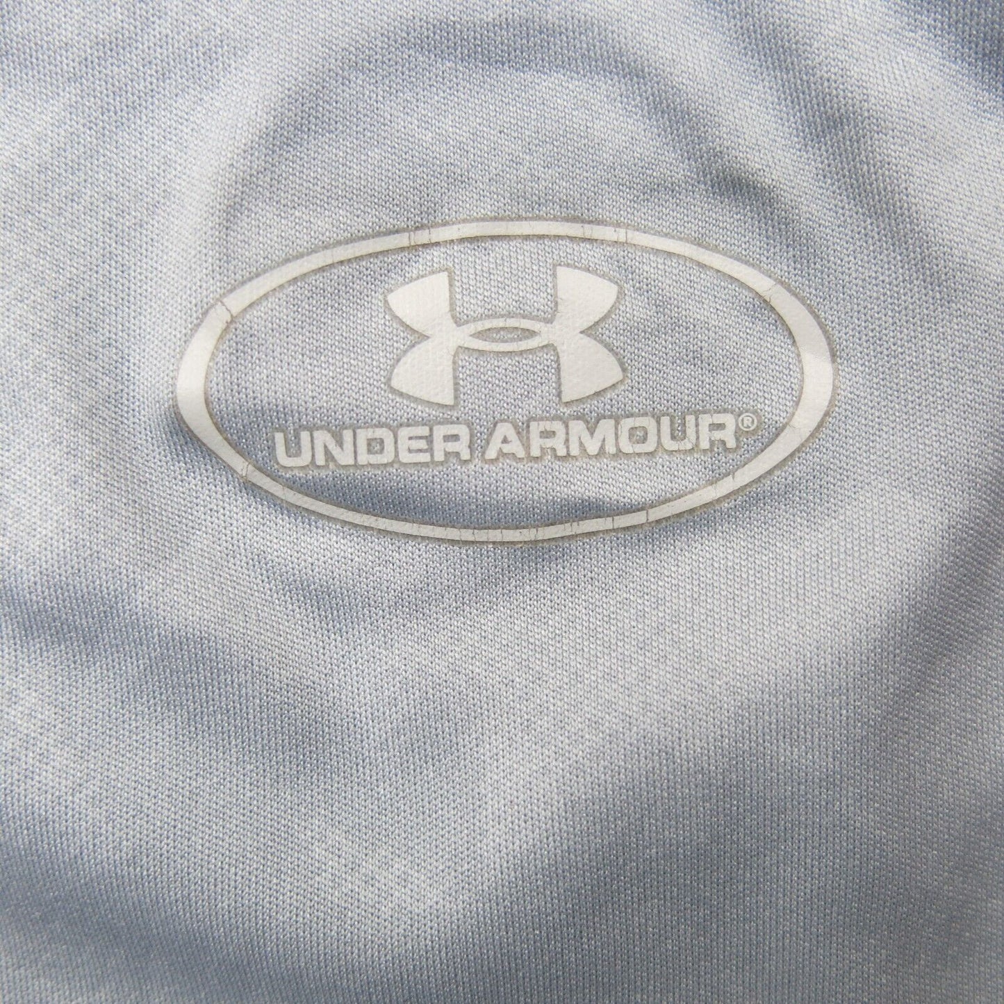 Under Armour Mens T Shirt Crew Neck Short Sleeves Heatgear Loose Gray Size Large