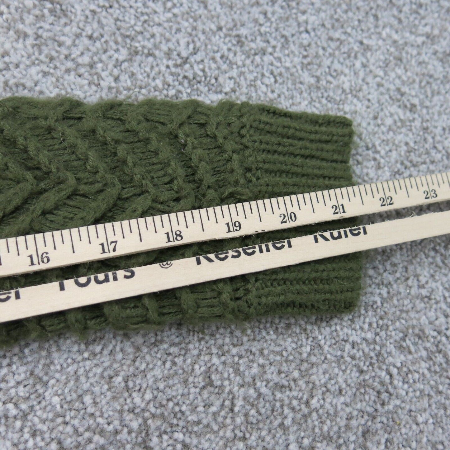 Mossimo Womens Cardigan Jacket Sweater Shawl Neck Knitted Long Sleeve Green S