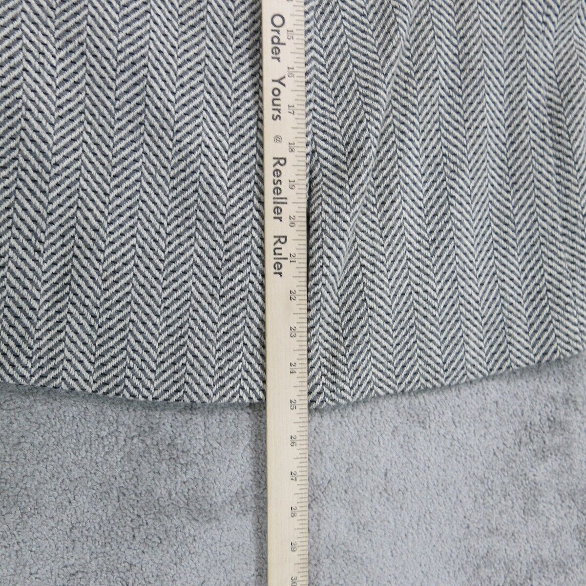 Calvin Klein Womens Tweed Coat Jacket One Button Long Sleeves Gray Size 6