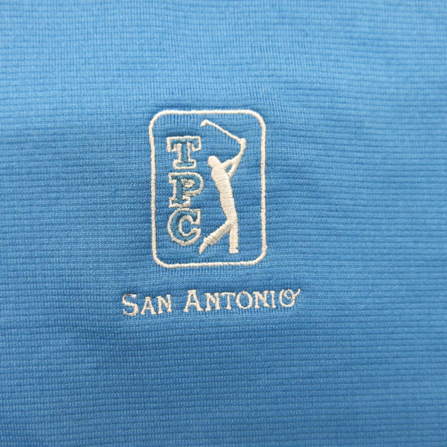 Adidas Mens Activewear Top3/4 Zip  Long Sleeve Mock Neck Blue Size X Large