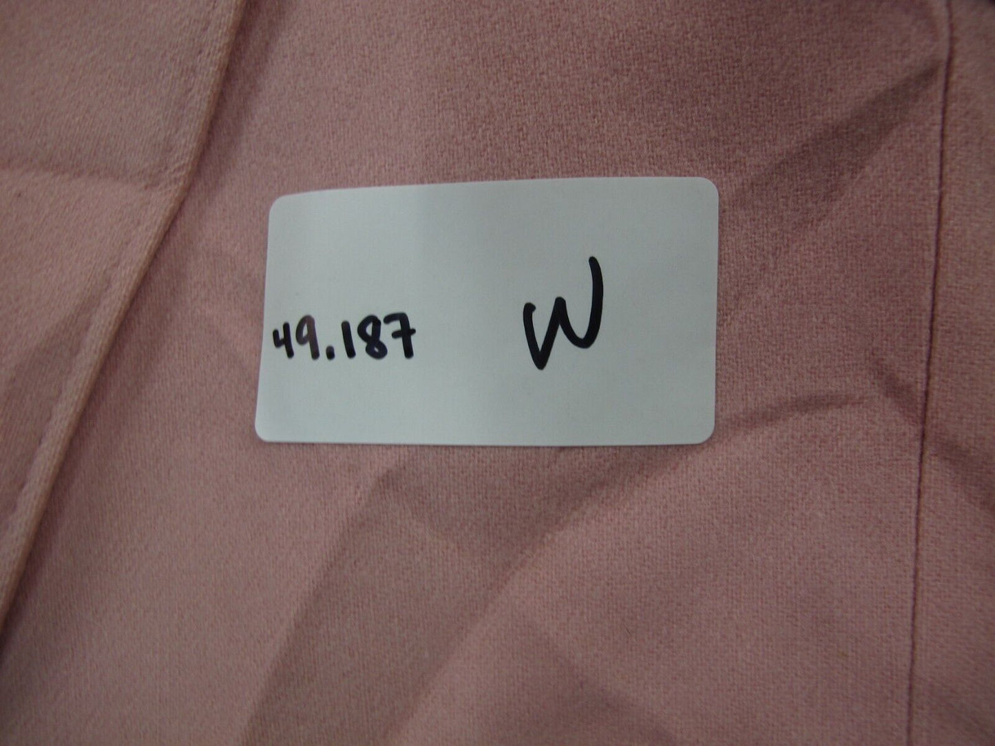 Miss Womens Blazer Coat Single Breasted 100% Virgin Wool Pockets Light Pink SZ 8