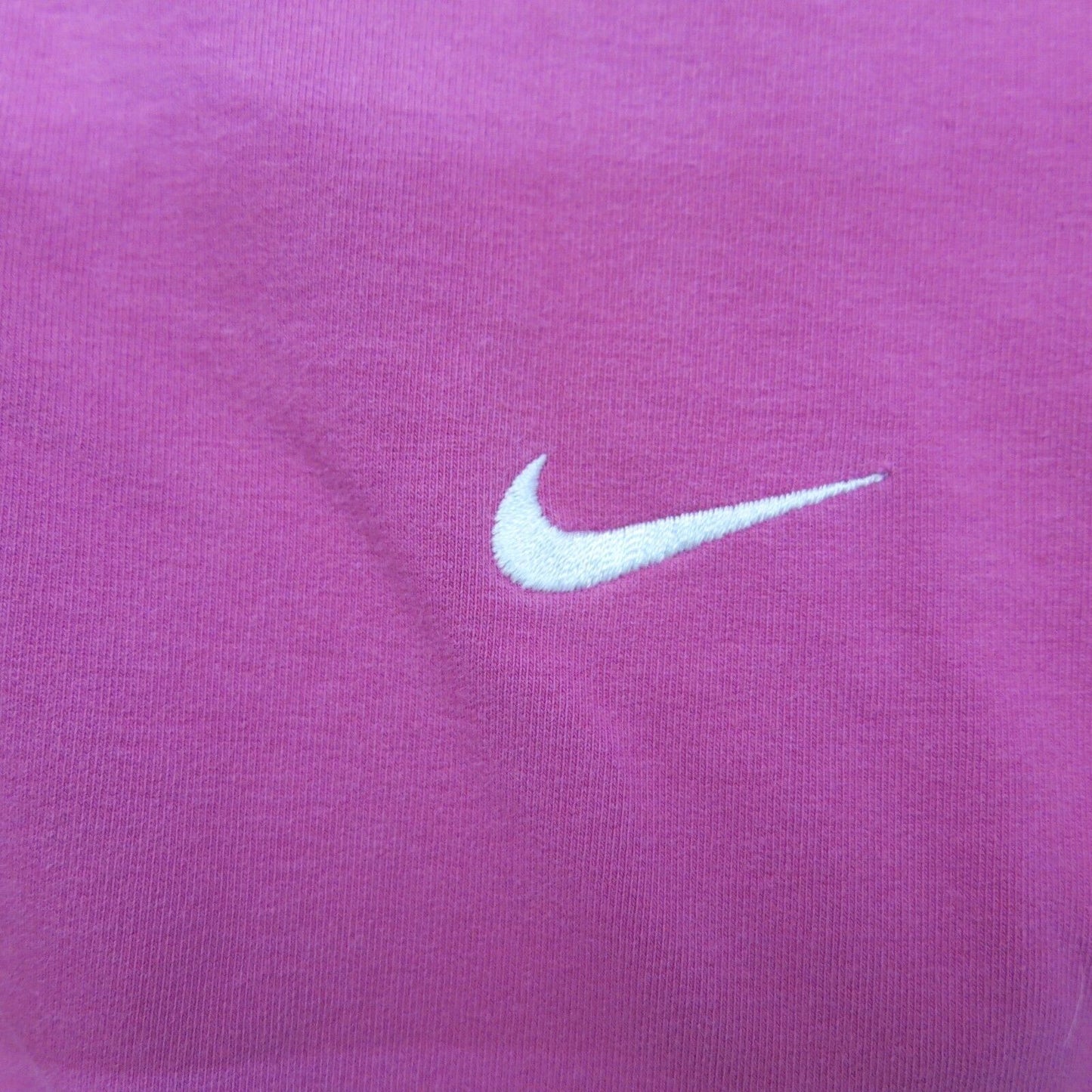 Nike Womens Tracksuit Jacket Full Zip Up Mock Neck Pockets Logo Pink Size Small