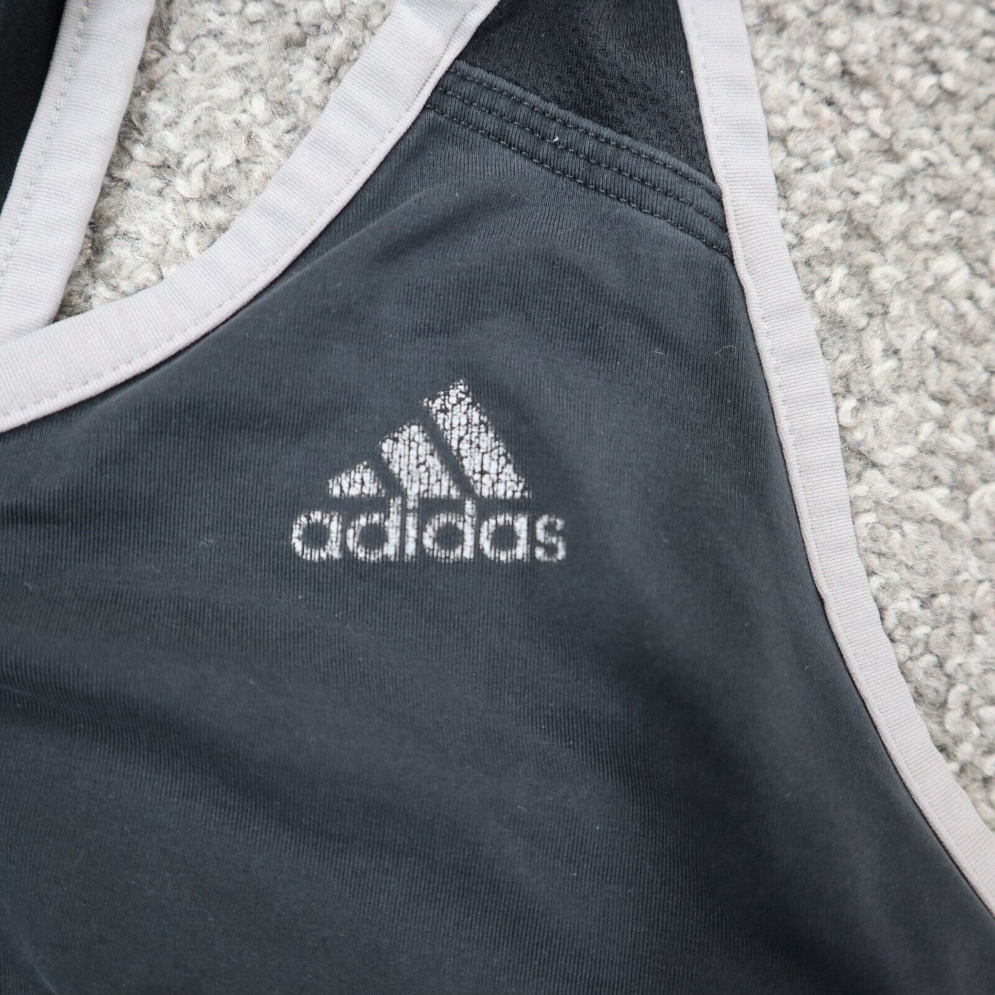 Adidas Women Activewear Sports Bra Racer Back Running Training Black Size S/P