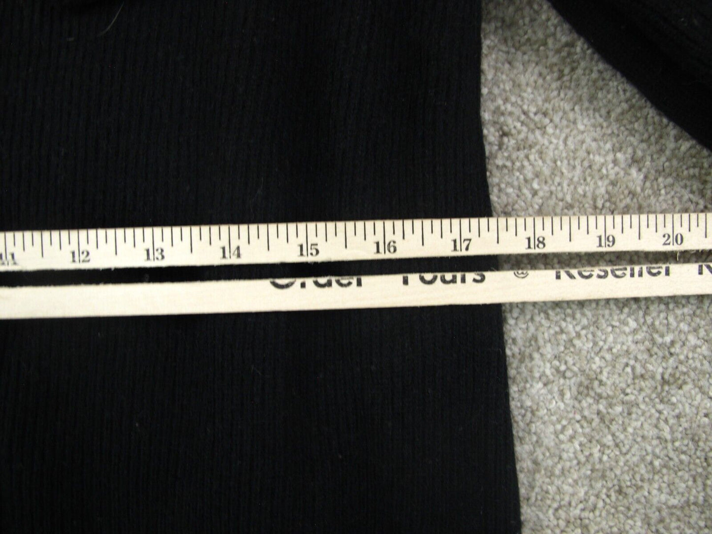 Banana Republic Womens Knitted Pullover Sweater Bell Sleeve Black Size X Large