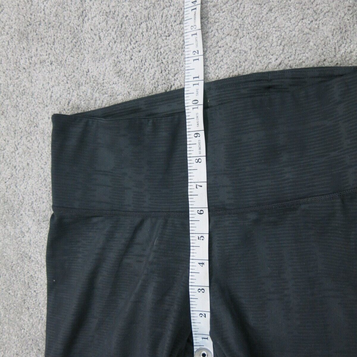 Adidas Climalite Womens Capri Legging Low Rise Elastic Waist Black Size Medium
