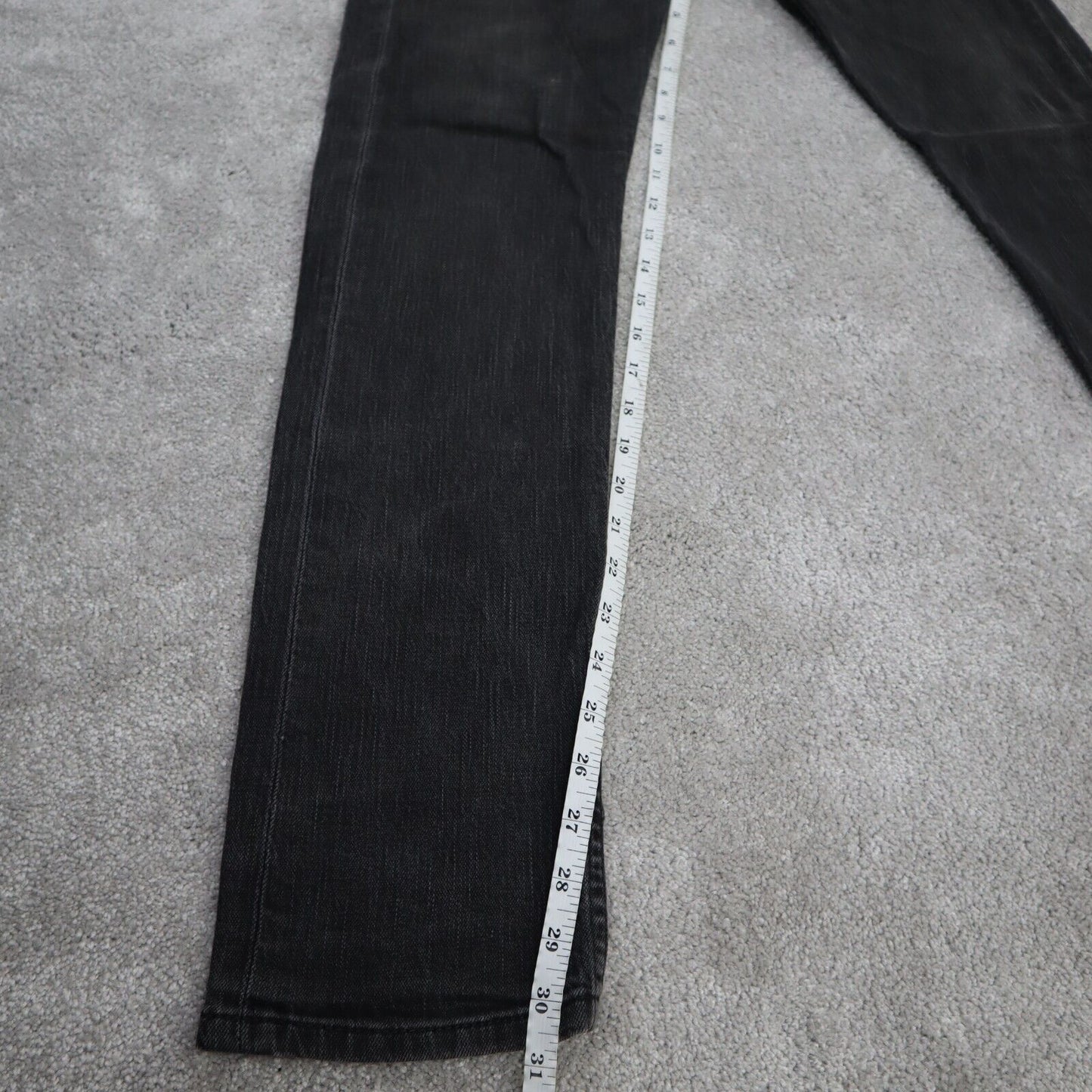 Levi s 508 Jeans Women s Size 30 Black Stretch Slim Fit Skinny Leg Denim Jeans