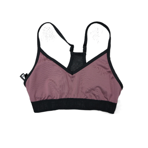 Pink Sports Womens Activewear Sports Bra Adjustable Strap Pink Black Size Small