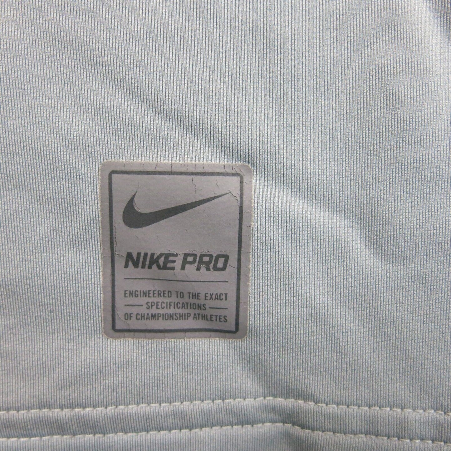 Nike Pro Dri Fit Womens Activewear Top 1/4 Zip Fitted Mock Neck Gray Size Small