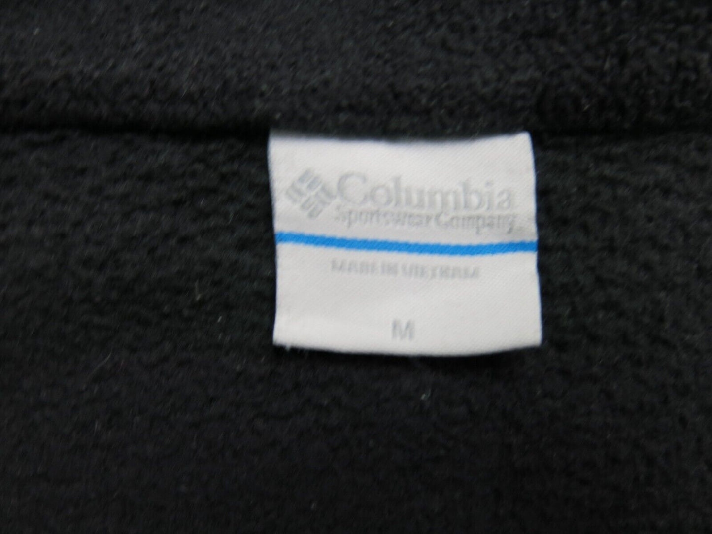 Columbia Sportswear Men Full Zip Up Jacket Mock Neck Long Sleeve Pockets Black M