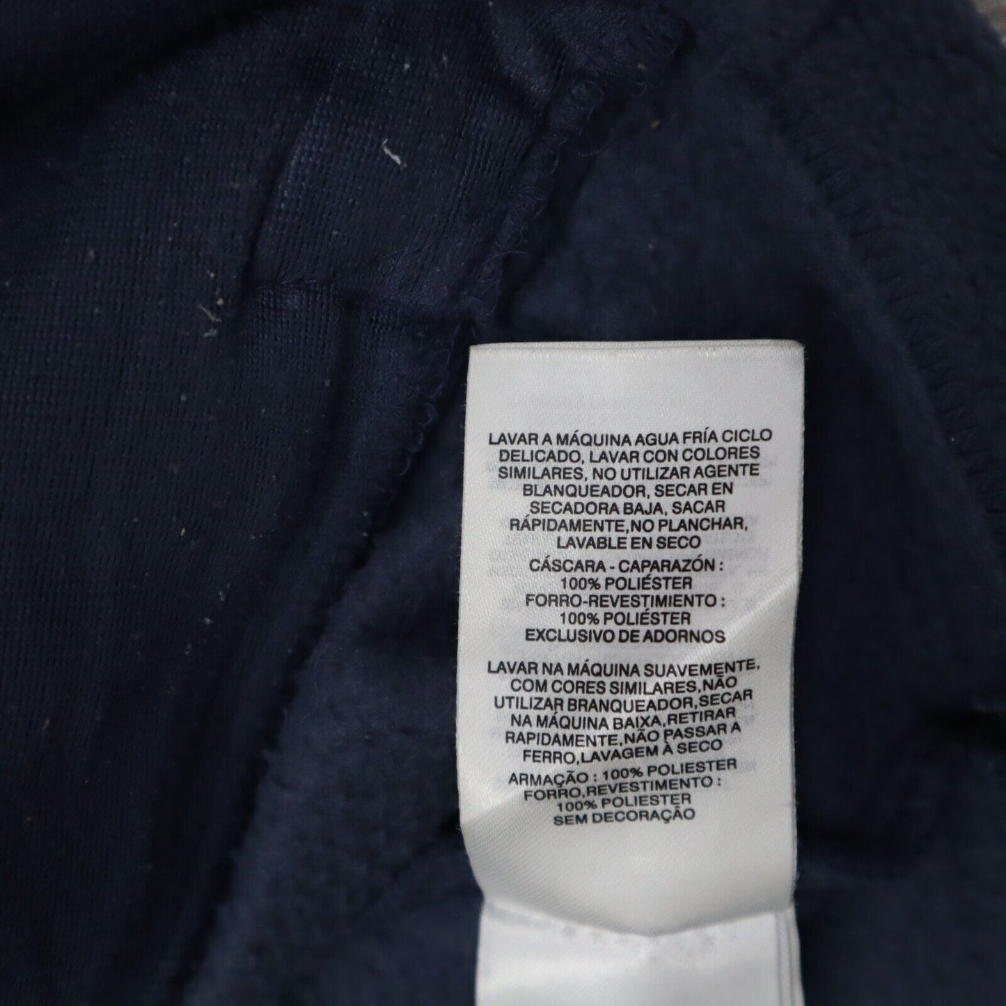 Columbia Mens Fleece Jacket Full Zip Up Long Sleeve Mock Neck Logo Blue Size L