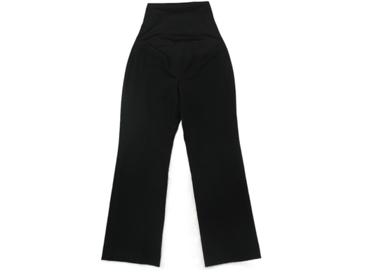 Ann Taylor LOFT Womens Legging Low Rise High Waist Wide Leg Black SZ Petite 6PM