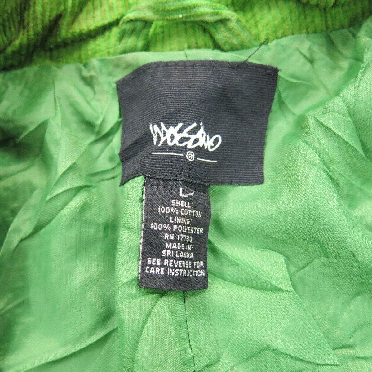 Mossimo Women Pea Coat Double Breasted 3/4 Sleeves 100% Cotton Green Size Large