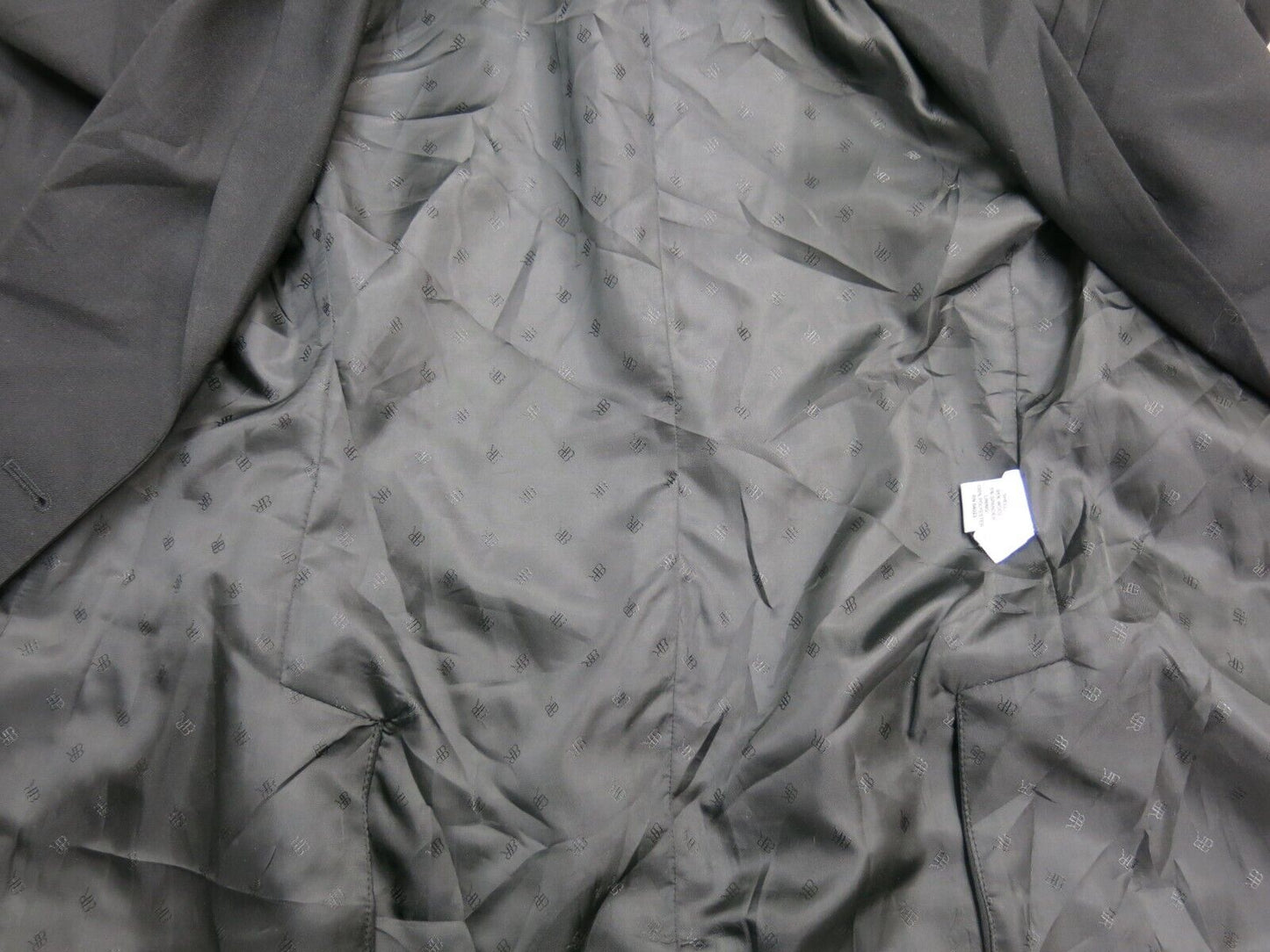 Banana Republic Mens Blazer Coat Jacket Single Breasted Long Sleeve Black Size 4