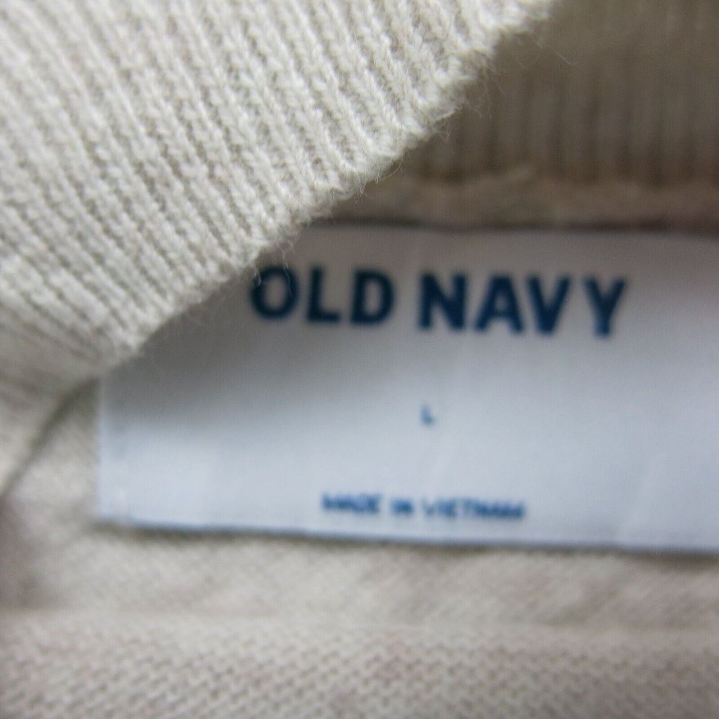 Old Navy Womens Pullover Sweater Knitted Mock Neck Long Sleeves Gray Size Large