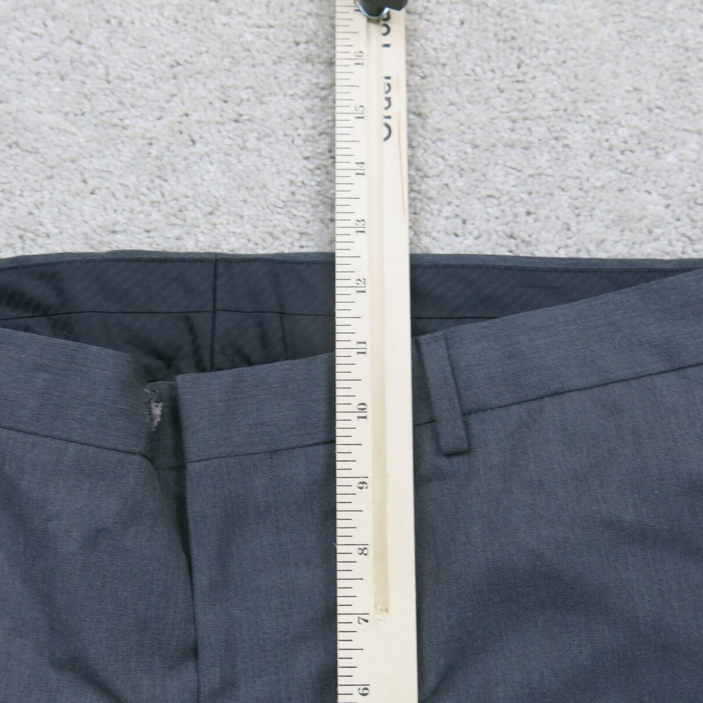 Express Mens Pant Dress Photographer Straight Leg Pockets Black Size W38XL32