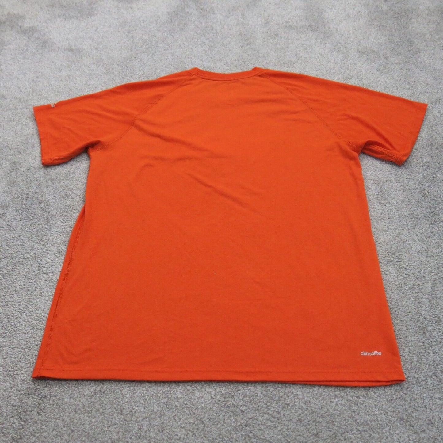 Adidas Mens Ultimate T Shirt Short Sleeve Crew Neck Graphic Print Orange Size XL