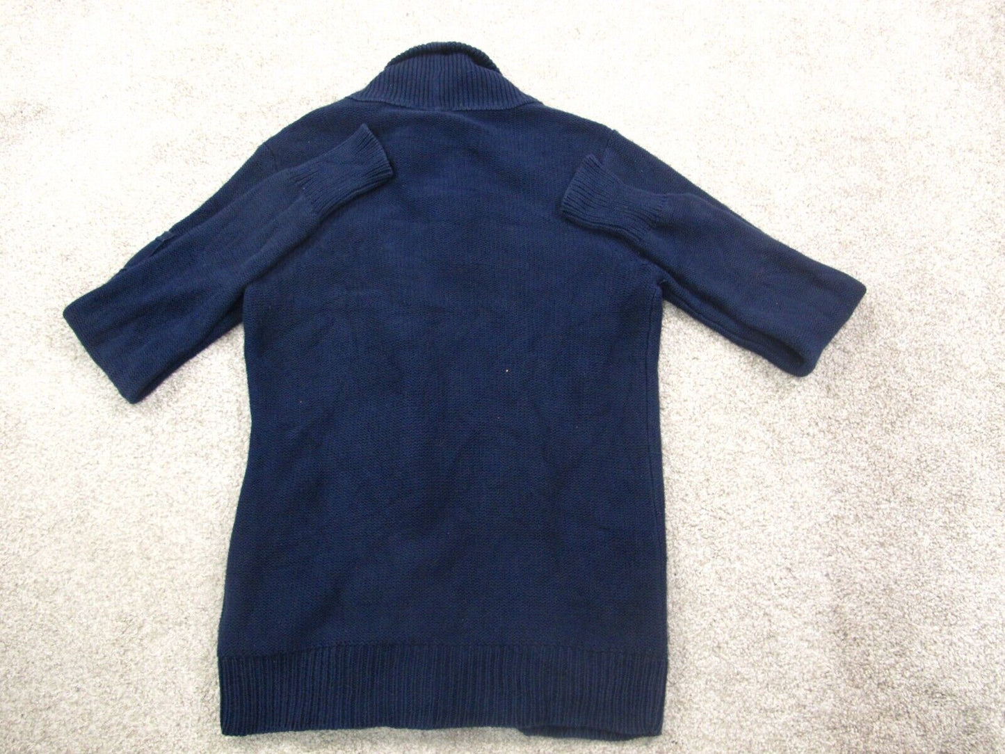 J. Crew Womens Cardigan Sweater Double Breasted Long Sleeves Navy Blue Size XS