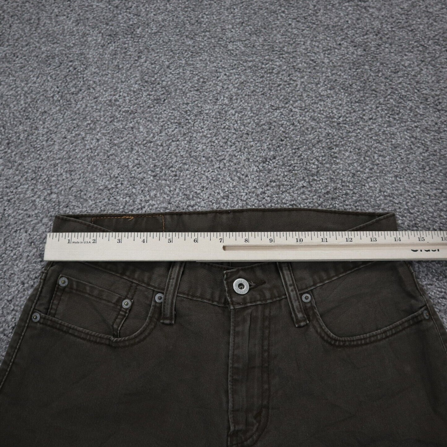 Levis 514 Mens Jeans Straight Leg Mid Rise Denim 100% Cotton Brown Size W29XL32