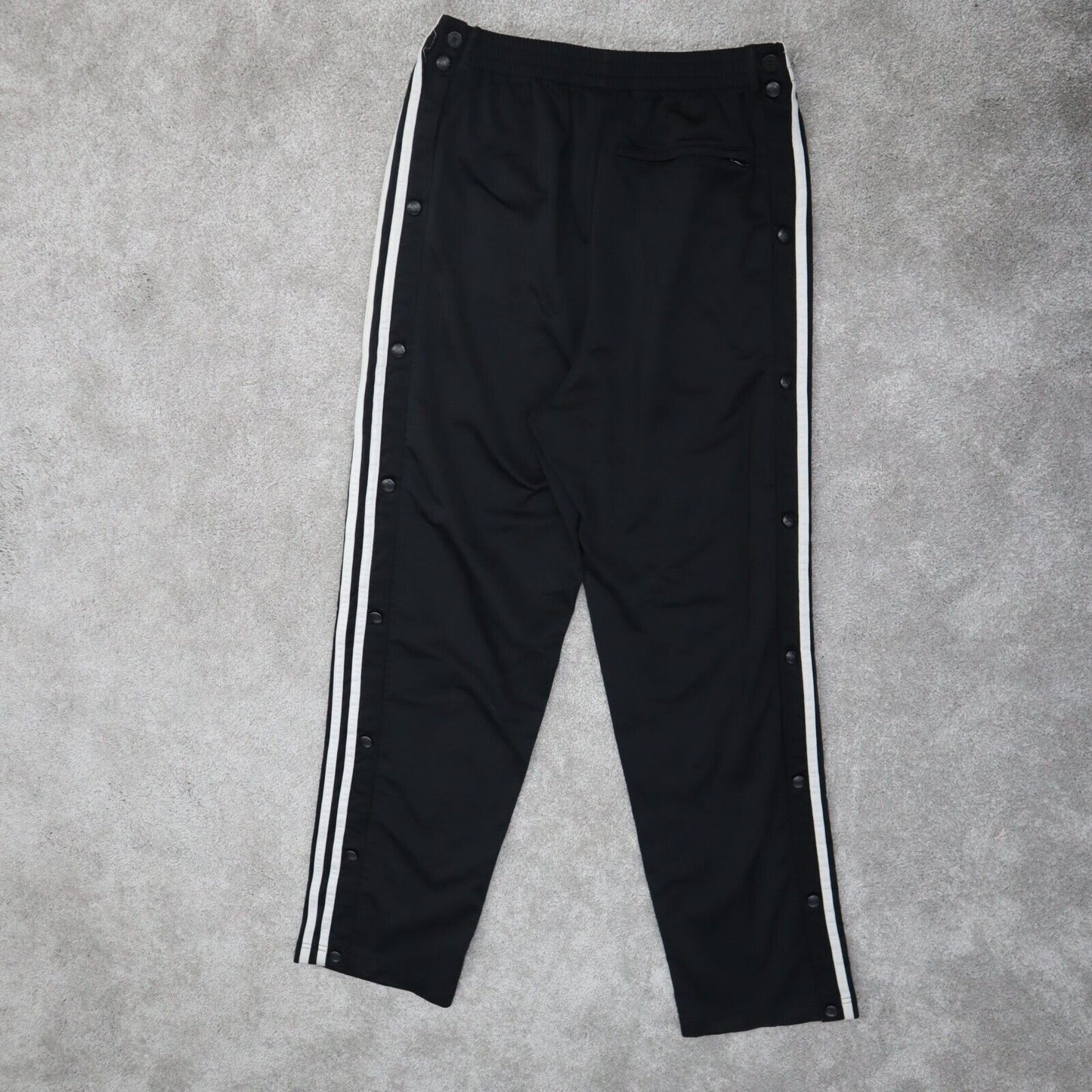 Adidas Track Pants Youth Boys Medium Black Jogging Pants Elastic Waist