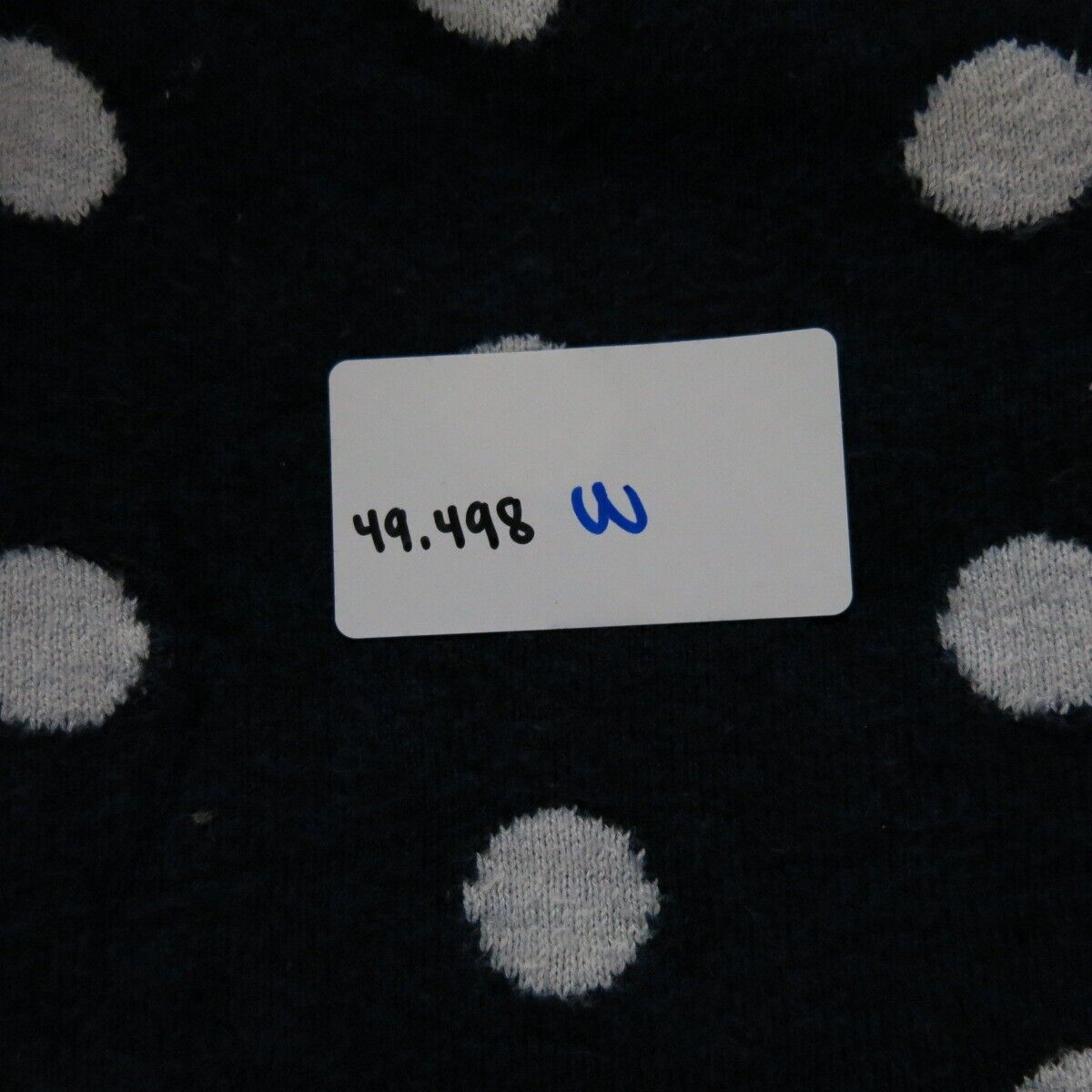 Old Navy Women Sweater Cardigan Polka Dot Long Sleeves V neck Blue White Size M