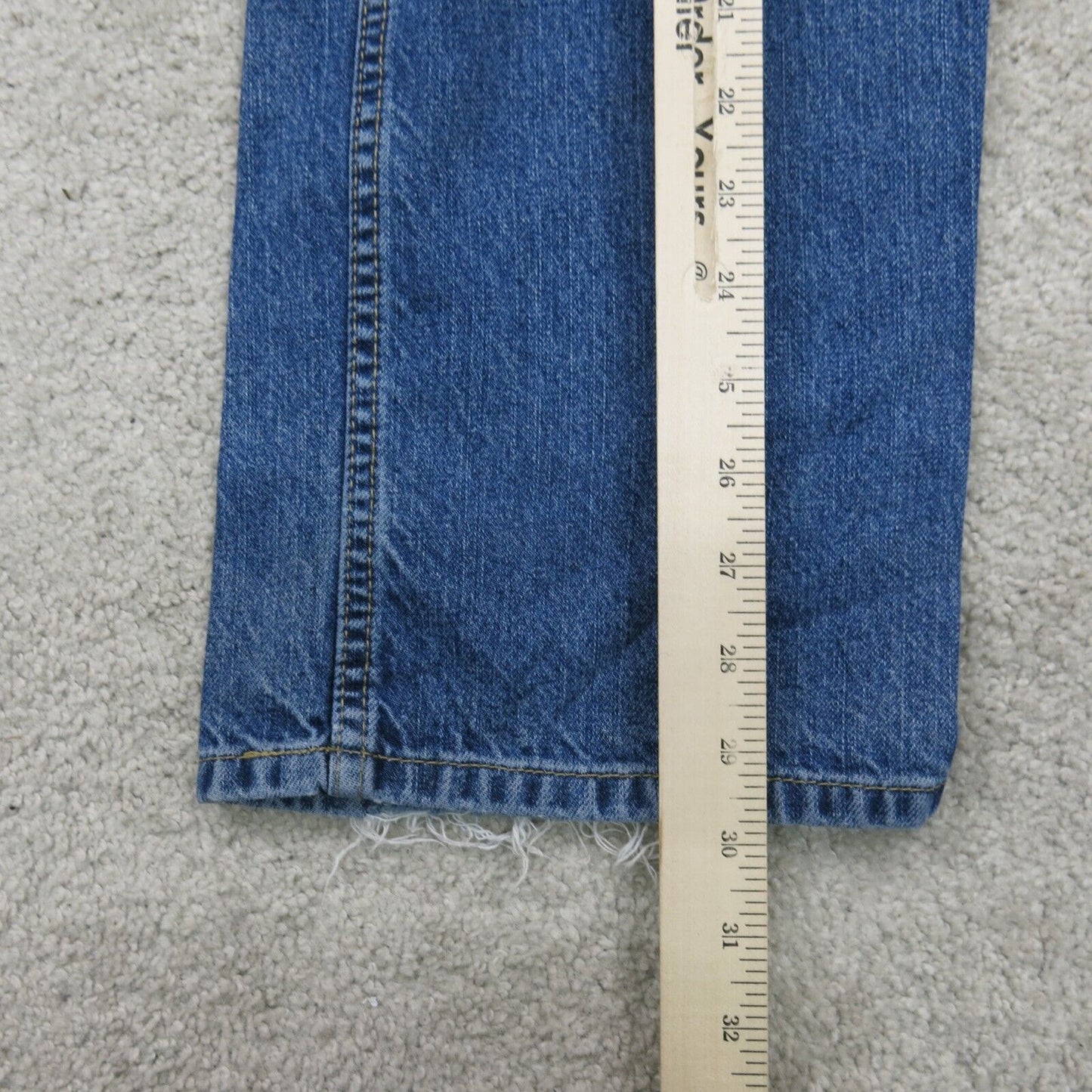Tommy Hilfiger Mens Jeans Classic Straight Leg Denim Mid Rise Blue Size W36XL32