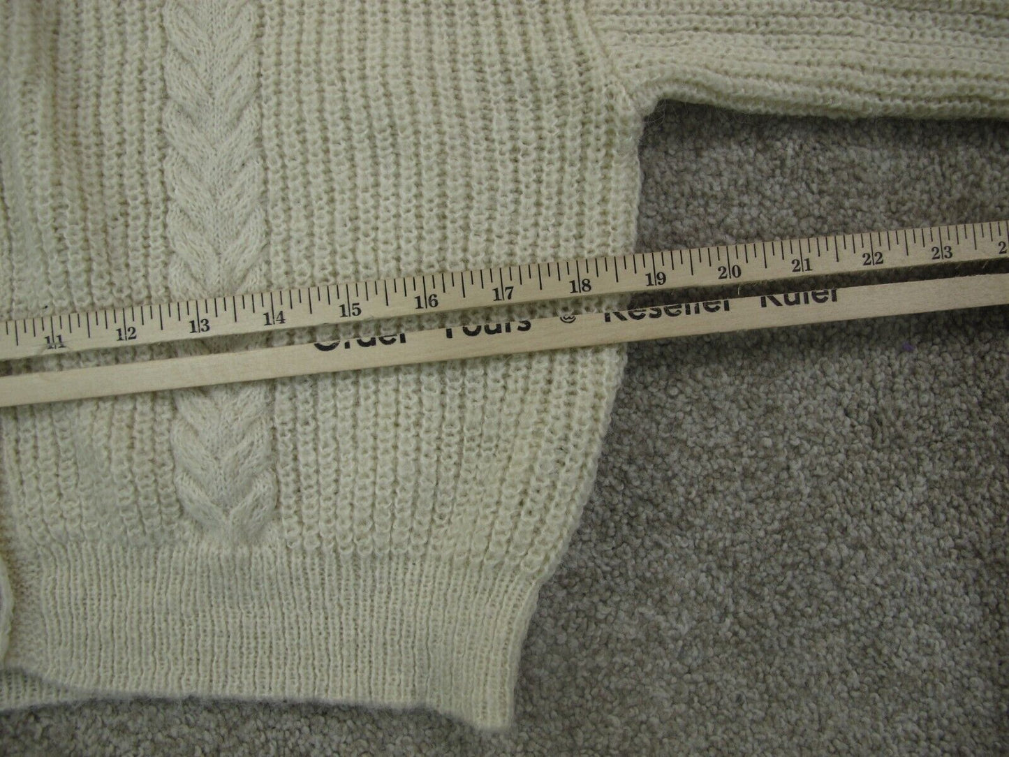 Forever 21 Womens Crop Cardigan Sweater Long Sleeves Knitted Aqua Green Size S