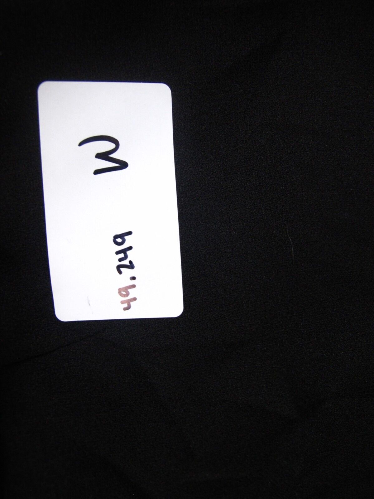 H&M Womens Over Coat Long Sleeves Open Front Pockets Black Size US 8