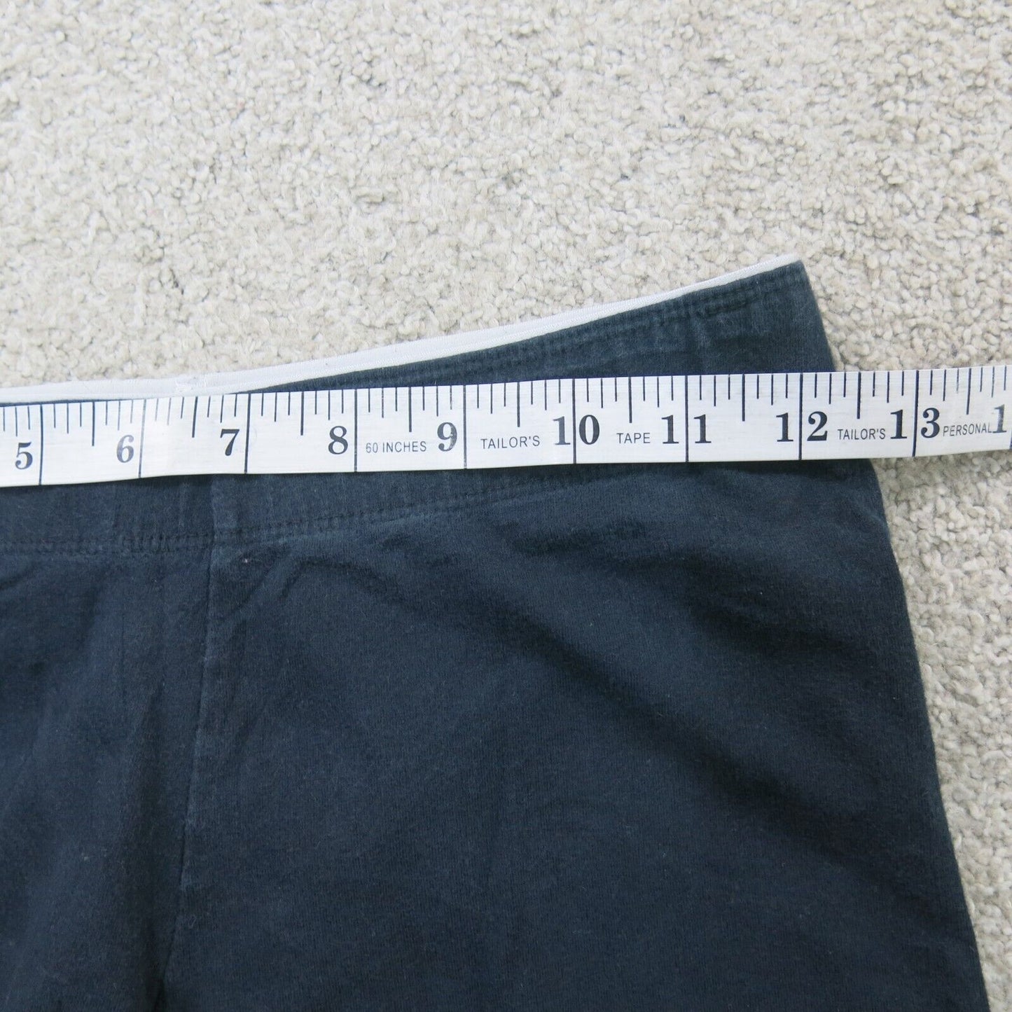 Nike Women Activewear Pant Capri Stretch Mid Rise Elastic Waist Black Size Small