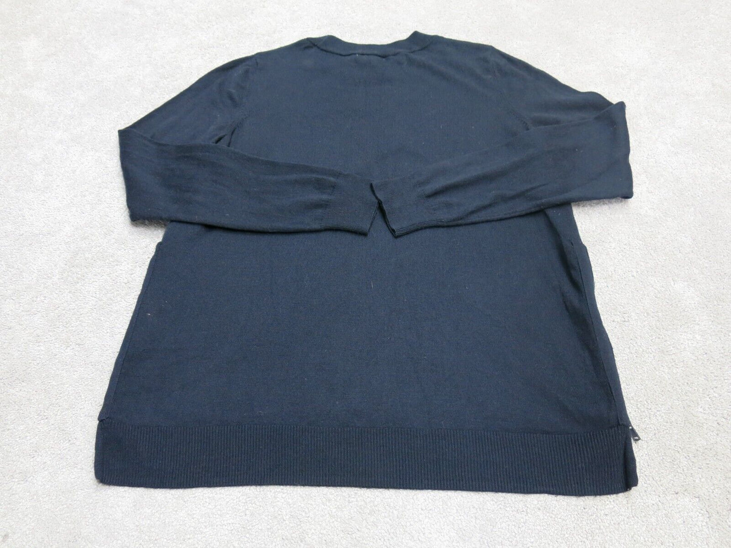 H&M Mens Sweater Crew Neck Long Sleeves Pullover Knitted Blue Size Large
