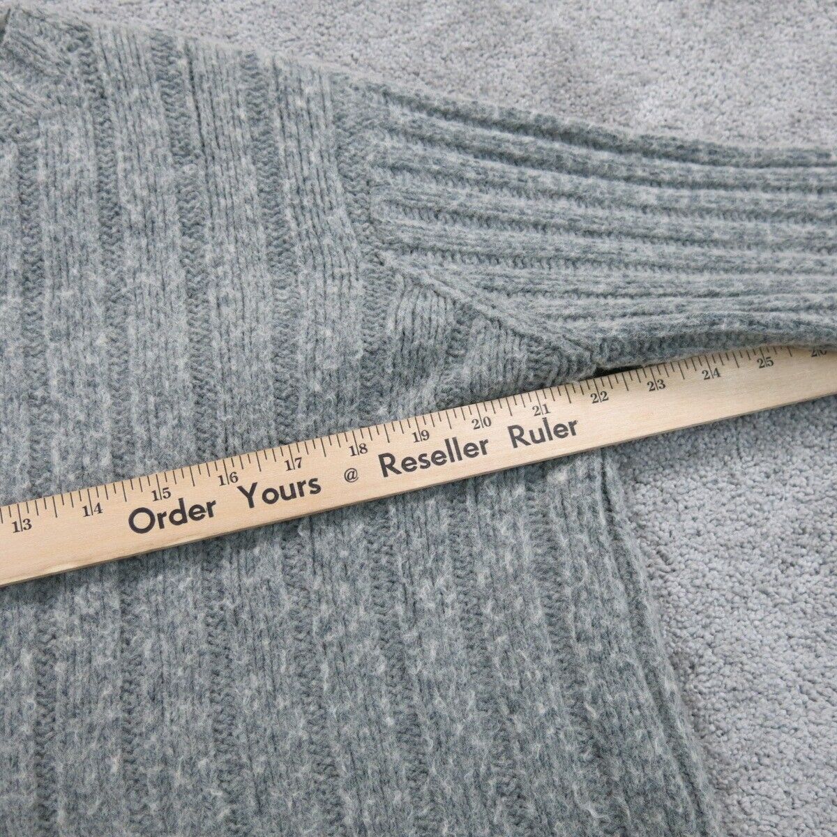 J. Crew Womens Cardigan Sweater Knitted Long Sleeves Gray Size Medium