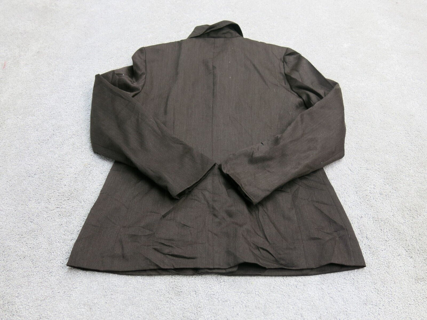 Ann Taylor Loft Womens Blazer Coat Long Sleeve Single Breasted Brown Size 10