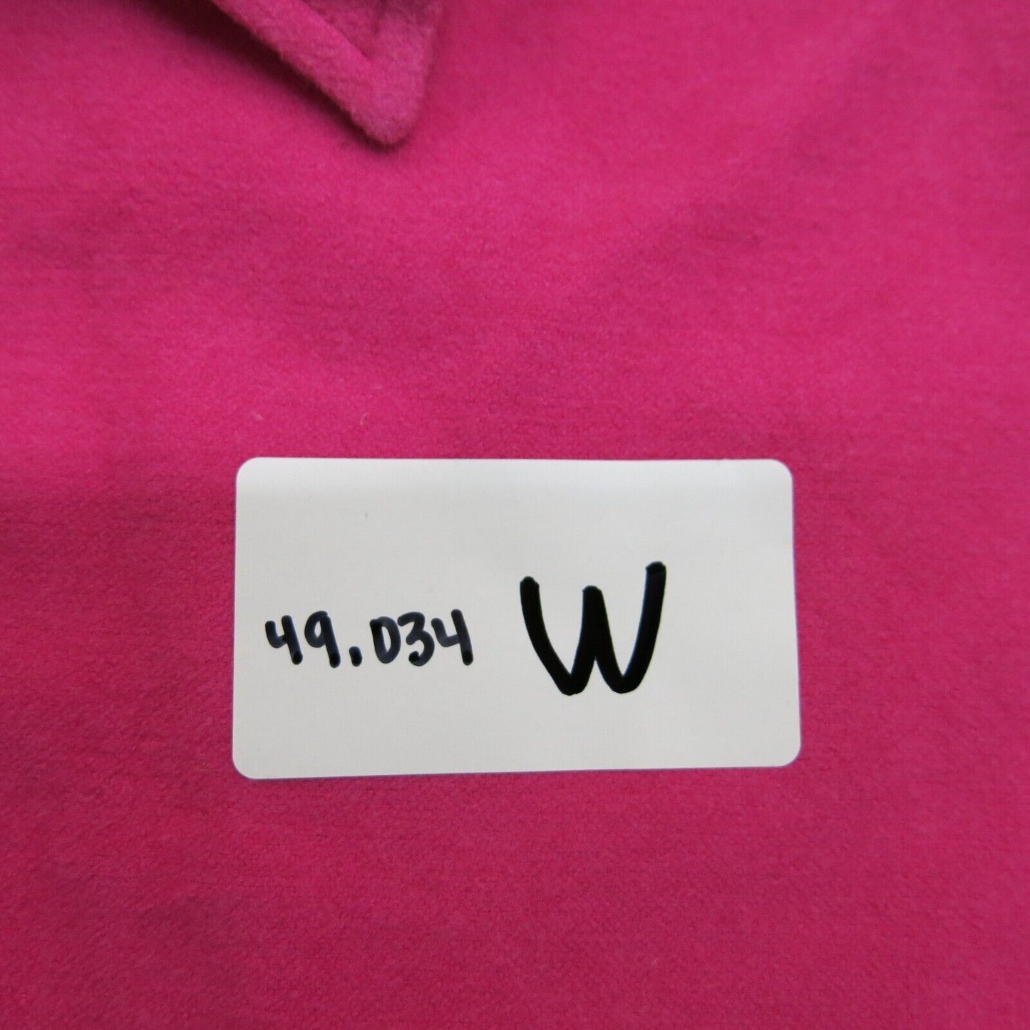 Lands Ends Womens Button Up Shirt Top Long Sleeves Collared Neck Pink Size 10-12