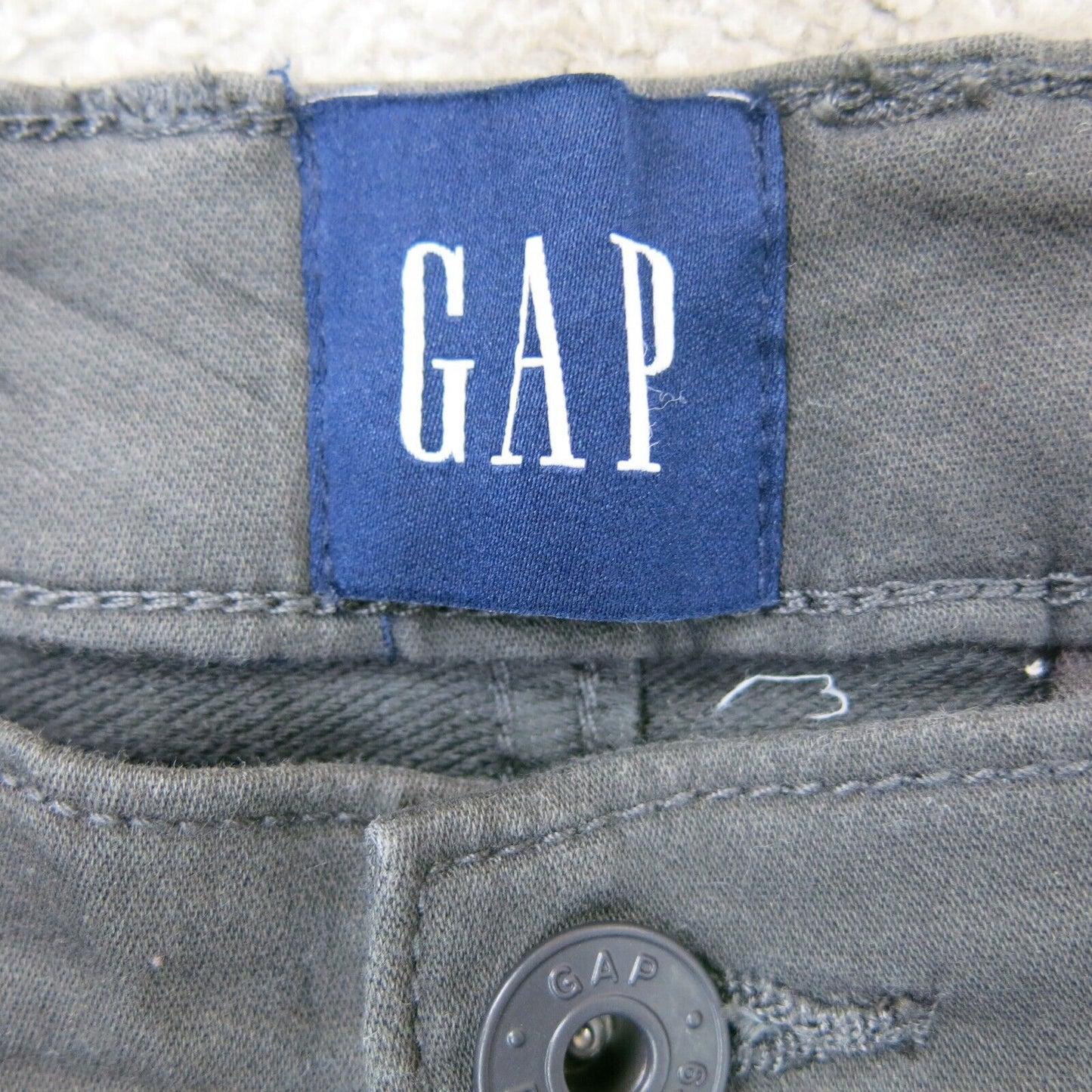 Gap Womens Pants Stretch Skinny Mid Rise Flat Front Pockets Gray Size 10