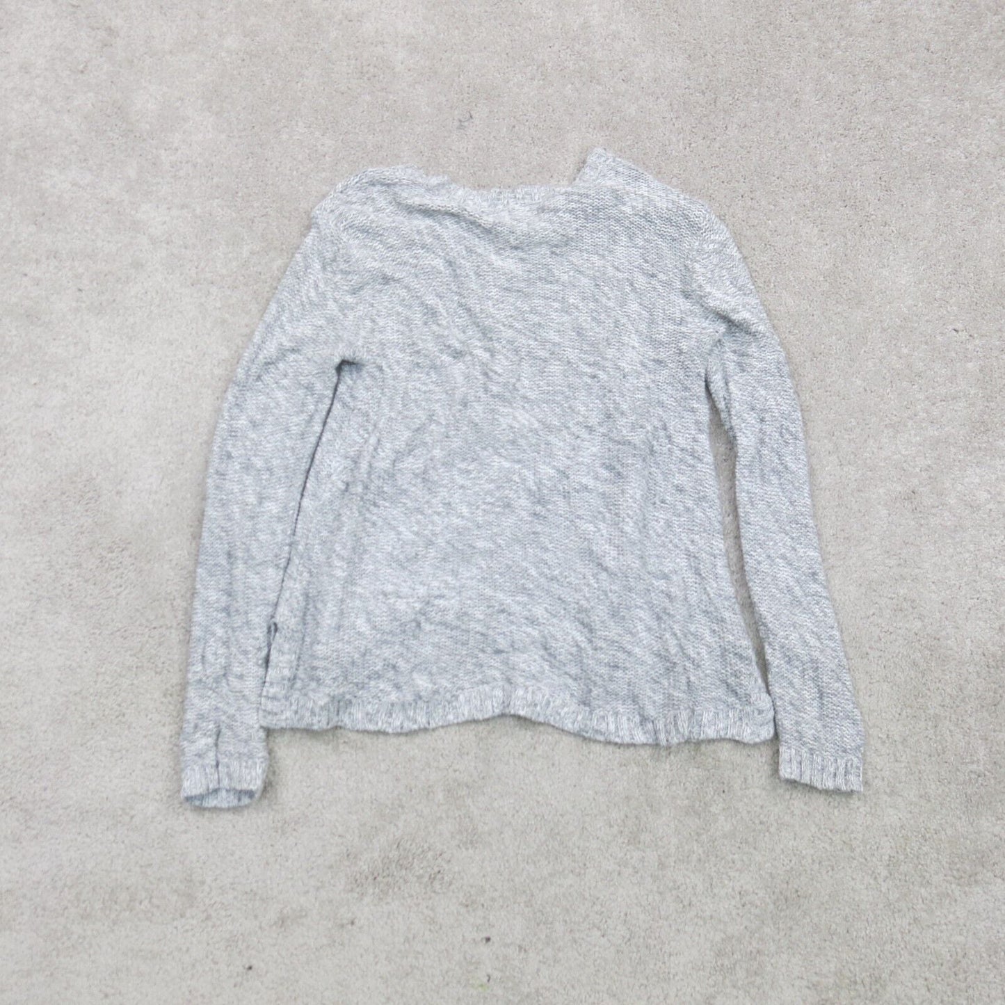 Old Navy Womens Pullover Sweater Boat Neck Standard Fit Solid Gray Size XL 14