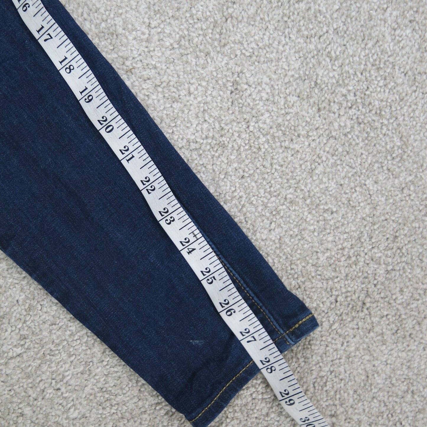 Denizen From Levis Womens Jeans High Rise Jegging Mid Rise Pockets Blue Size W30
