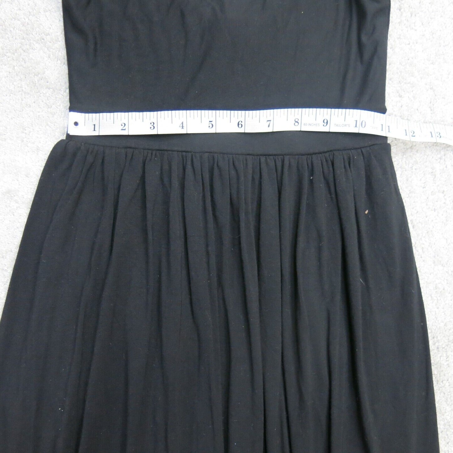 Maeve Womens Pleated A Line Maxi Dress Cross Strap Sleeveless Black SZ XX Small