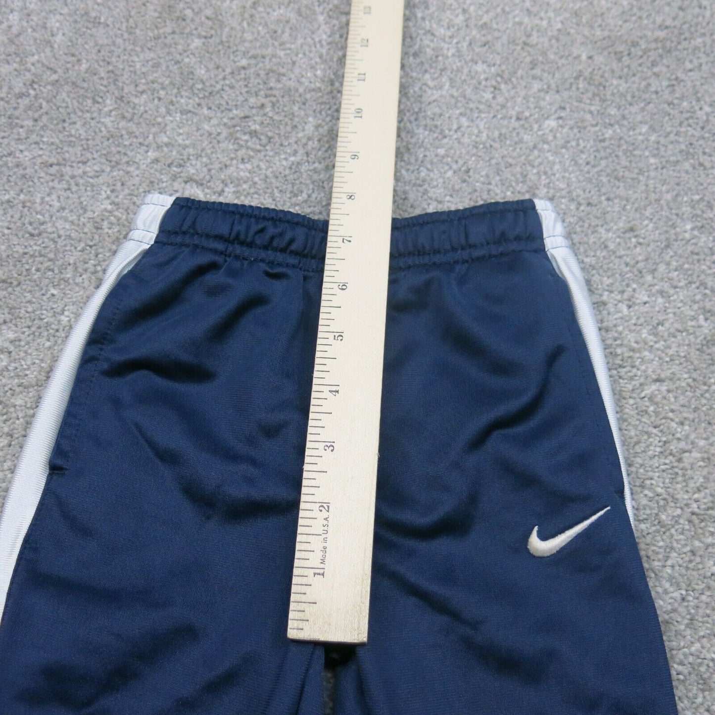 Nike Track Pants Kids Boys Size 3T Navy Blue Activewear Logo Sports Pants