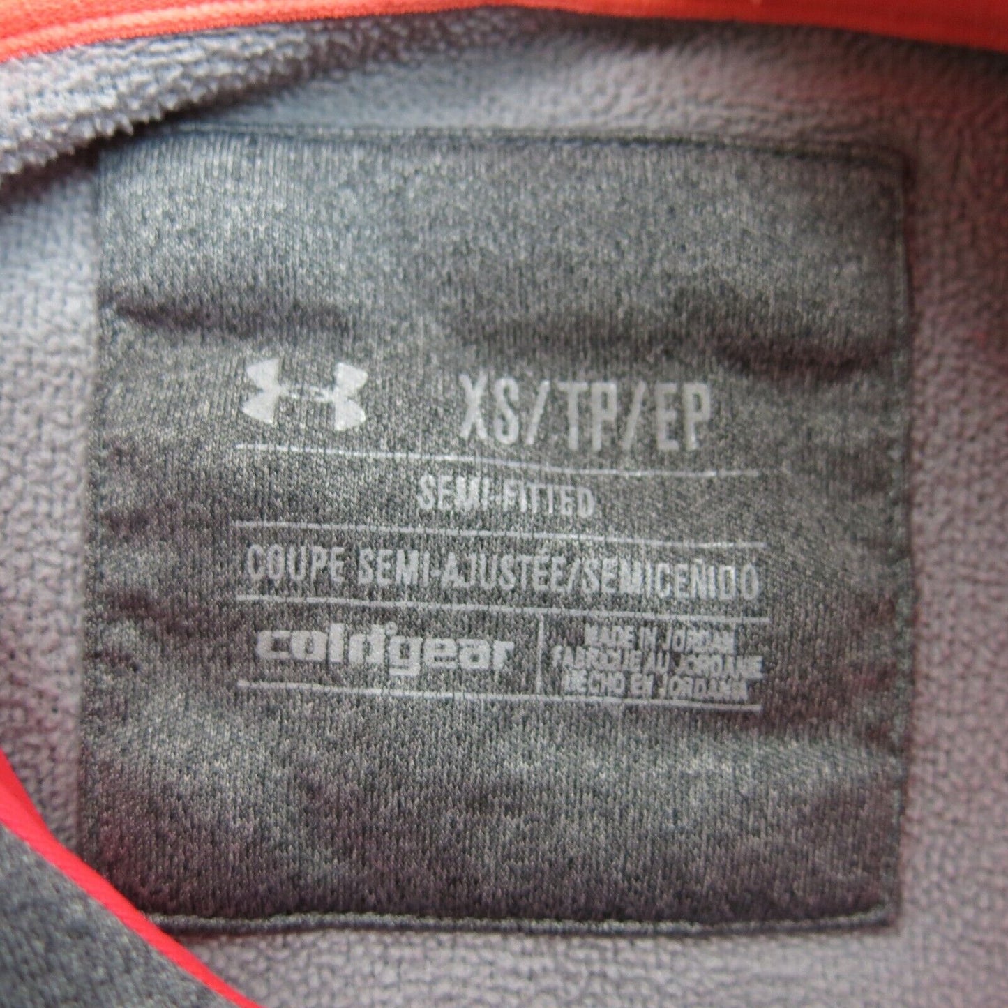 Under Armour Women Hoodie Drawstring Pockets Semi Fitted Heatgear Black Size XS