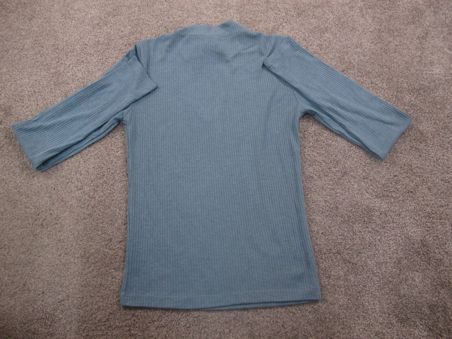 Aeropostale Womens Knitted Sweater Long Sleeve Round Neck Blue Size Medium