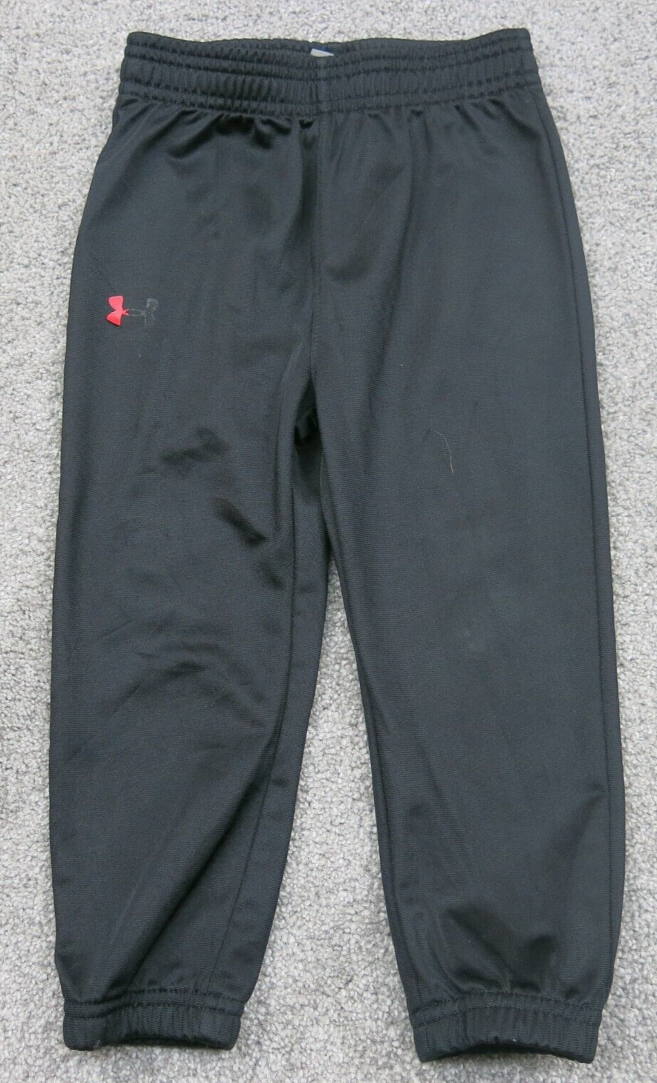 Under Armour Jogger Pants Kids Boys Size 2 Years Black Activewear Logo Sweatpant