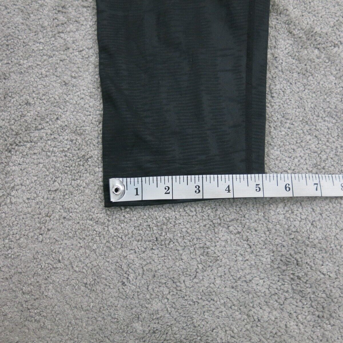 Adidas Climalite Womens Capri Legging Low Rise Elastic Waist Black Size Medium