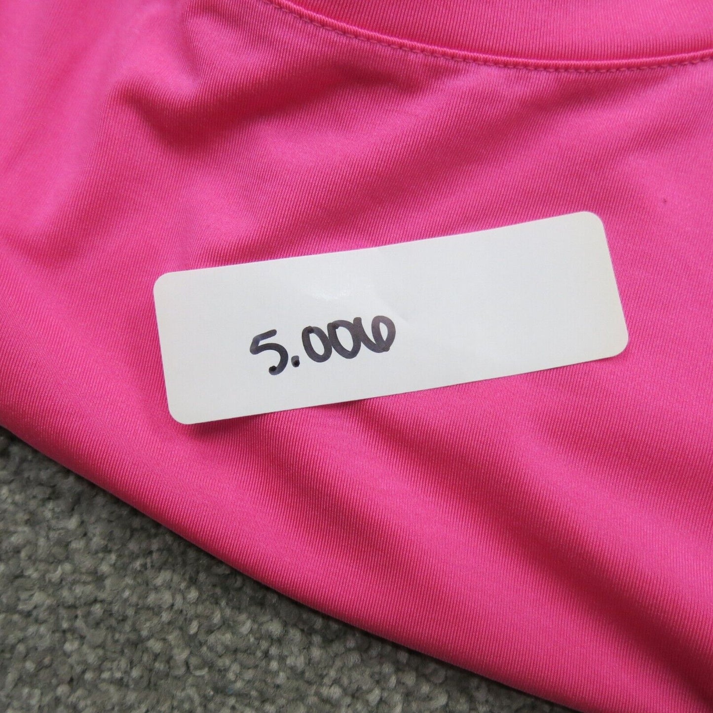 Adidas Tee Boys Youth Pink Size 1 White 3 Stripe Short Sleeve Athletic Top Logo