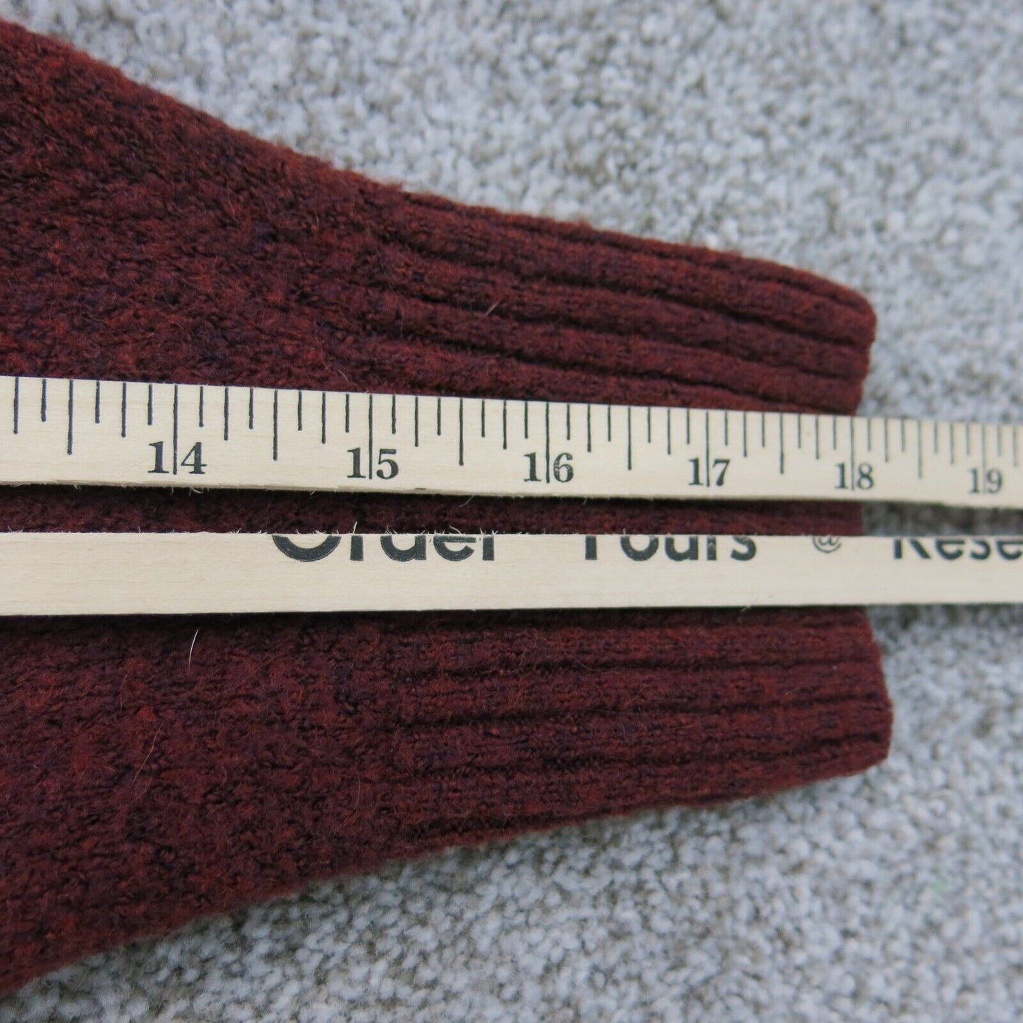H&M Womens Pullover Sweater Knitted Long Sleeve Turtleneck Maroon Size X Small